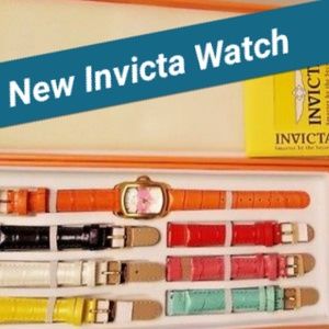 New Invicta watch with 7 interchangeble bands. Ban